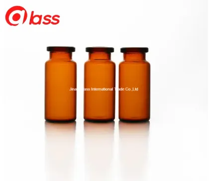 Pharmaceutical Clear Amber Glass Tubular Vials Injection Sterile Test Tube Vial