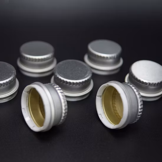 28mm Pco luxe boissons gazeuses gazeuses métal vis Vodka liqueur spiritueux alcool aluminium plastique eau verre bouchons de bouteille