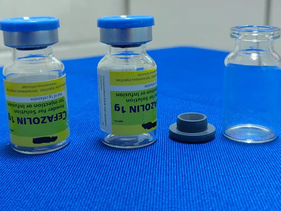 Petits flacons en verre vides tubulaires pharmaceutiques bon marché en gros 2r 5r avec capuchon rabattable pour vaccin