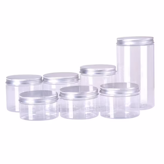Emballage pharmaceutique en plastique pour animaux de compagnie, conteneur d'emballage de pilules de soins sains avec capuchon en plastique
