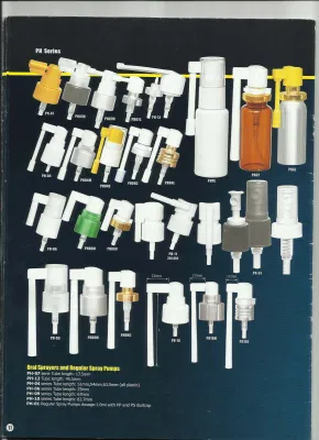 Pompes pharmaceutiques, pompe de pulvérisation ordinaire, pulvérisateur à tube (oral),